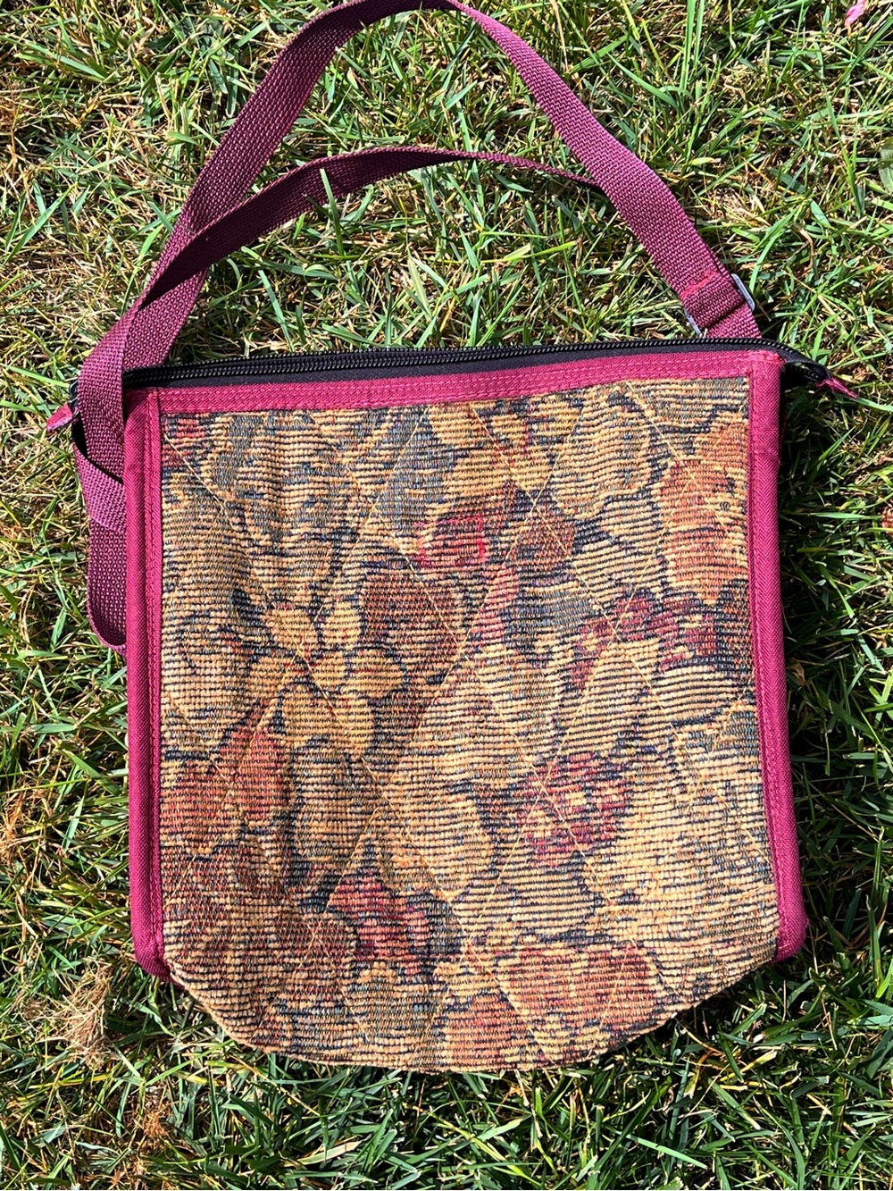 Vintage Tapestry Floral Patterned Bag